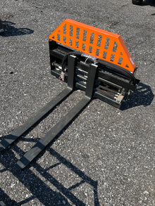 4ft Wolverine Skid Steer Hydraulic Pallet Forks
