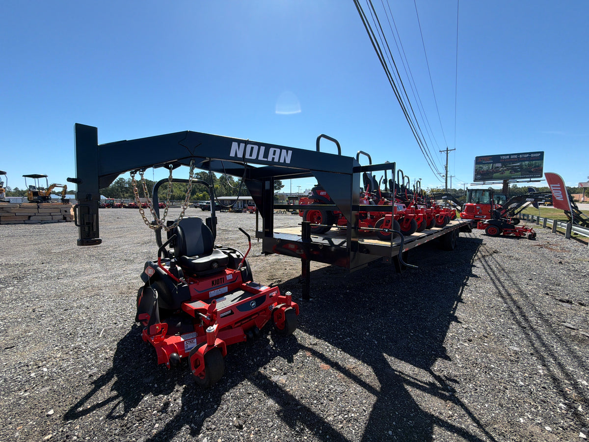 Nolan 102x35 14K Gooseneck Trailer with Mega Ramps