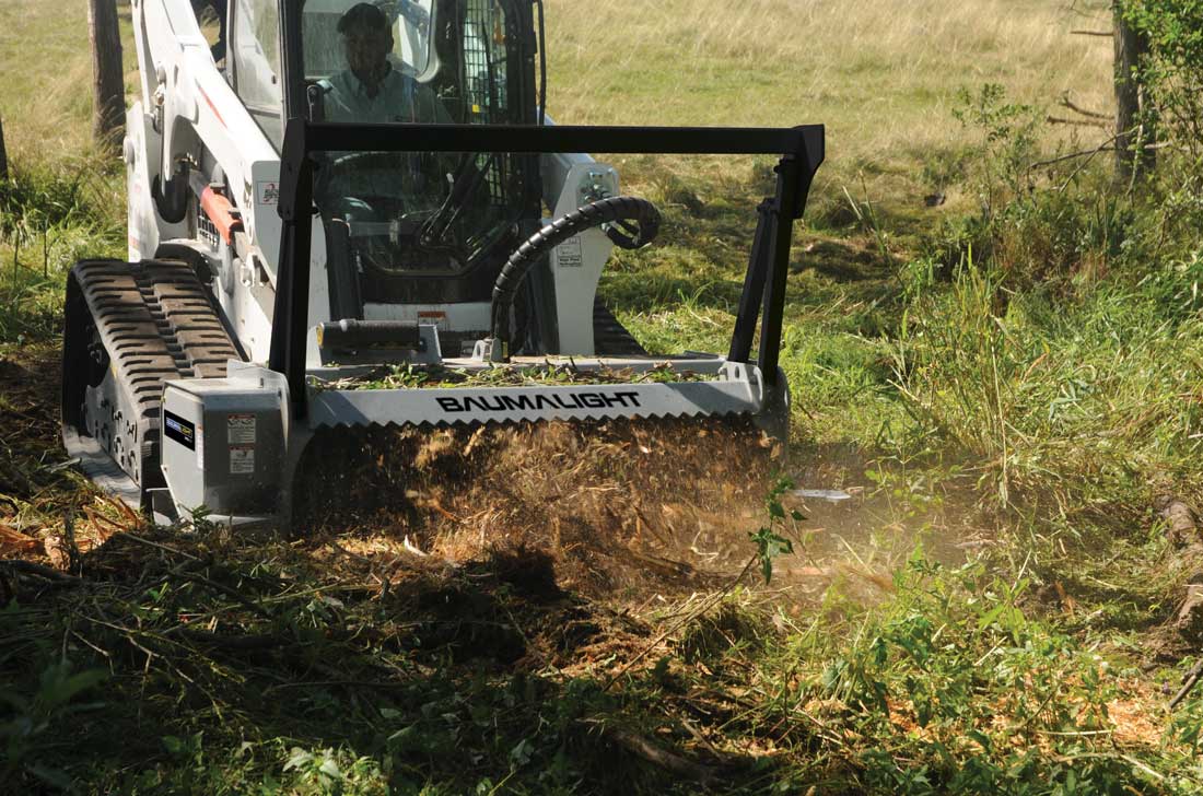 60" SKID STEER BRUSH MULCHER /16-30GPM/