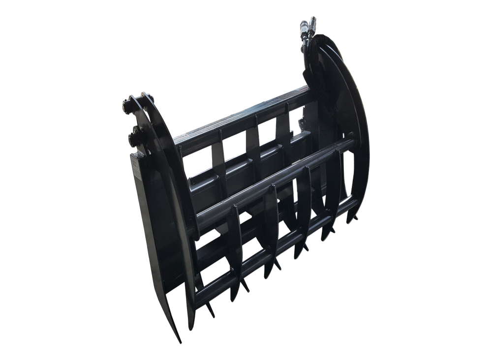 IronCraft COMPACT TRACTOR DUAL CYLINDER GRAPPLE RAKE