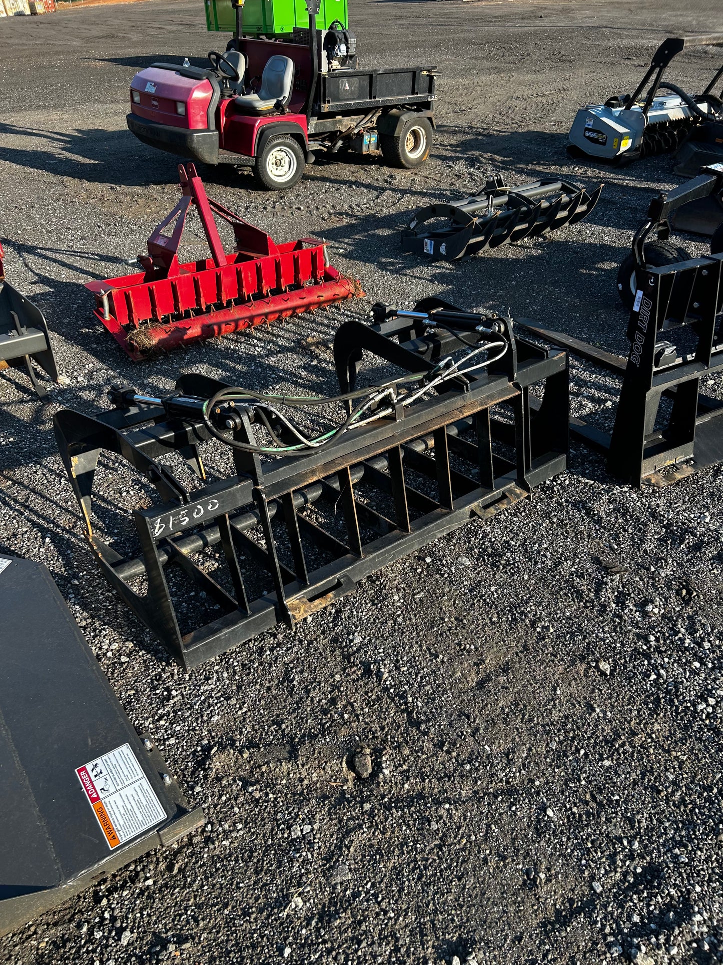 Used 72” Skid Steer Root Grapple