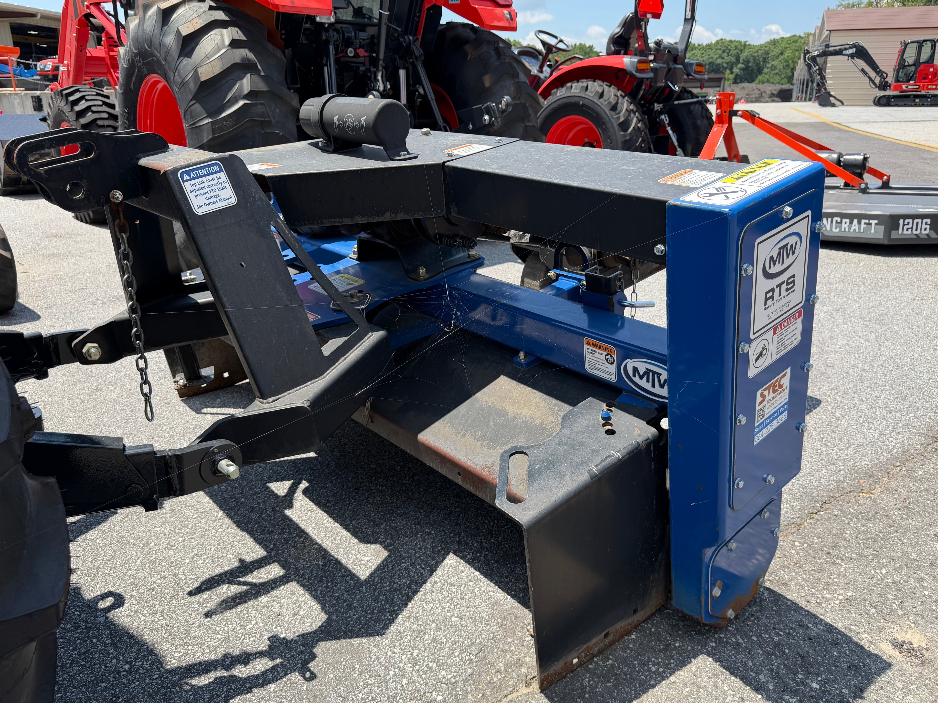 Used 3pt Power Rake Chain Drive