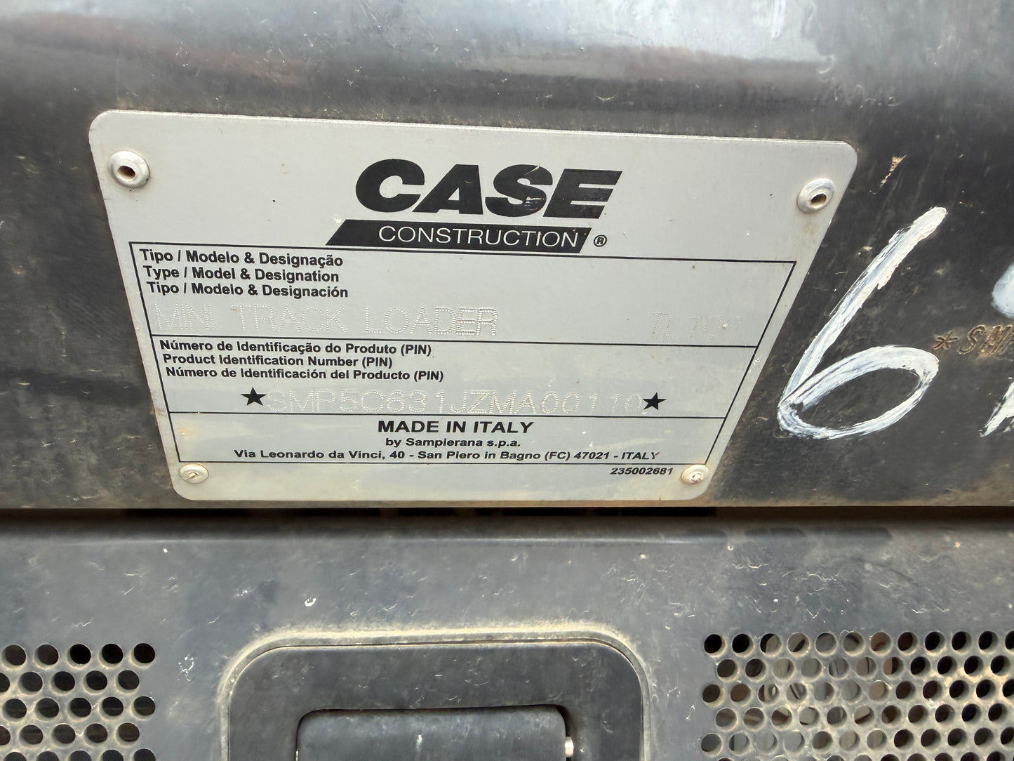 Pre-Owned 2025 CASE TL100 Mini Track Loader