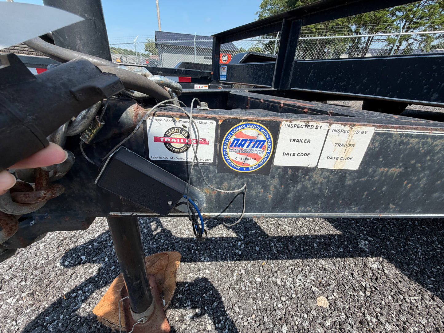 Used 10x20 10k Carryon Trailer
