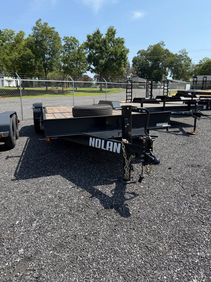 Used Nolan 7x22 14k Tilt bed Trailer