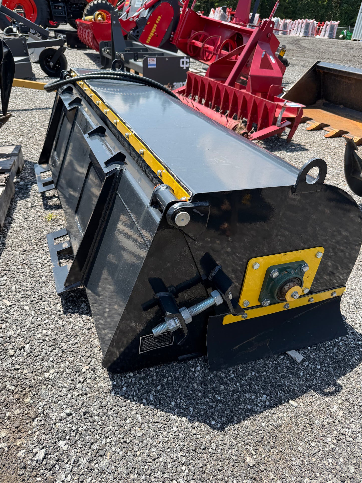 72" Brush Sweeper Skid Steer Attachment