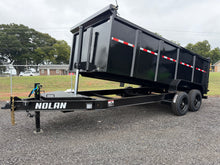 Nolan 7x16 17K Dump Trailer HD w/ 4ft. Sides - Telescopic