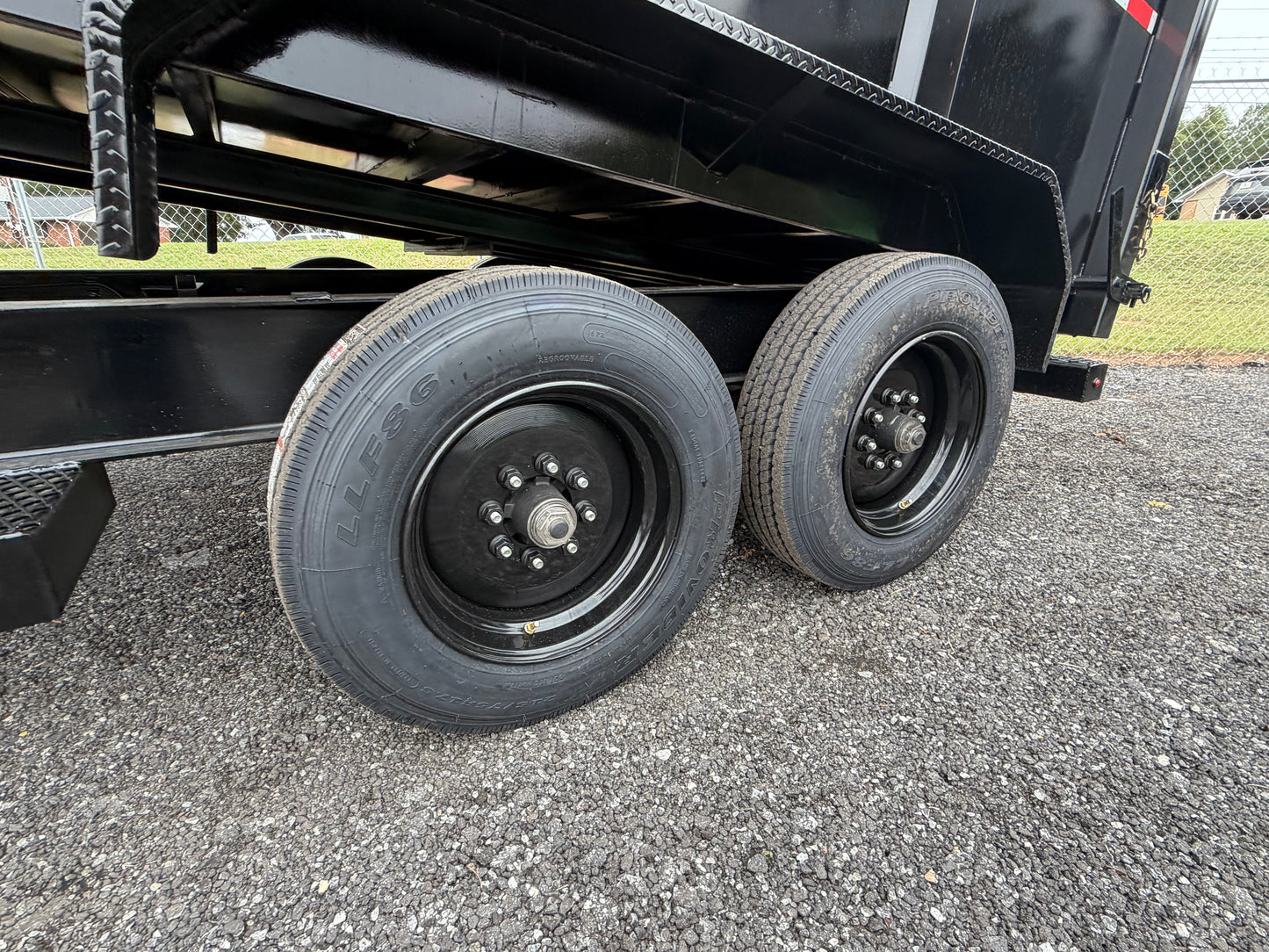 Nolan 7x16 17K Dump Trailer HD w/ 4ft. Sides - Telescopic
