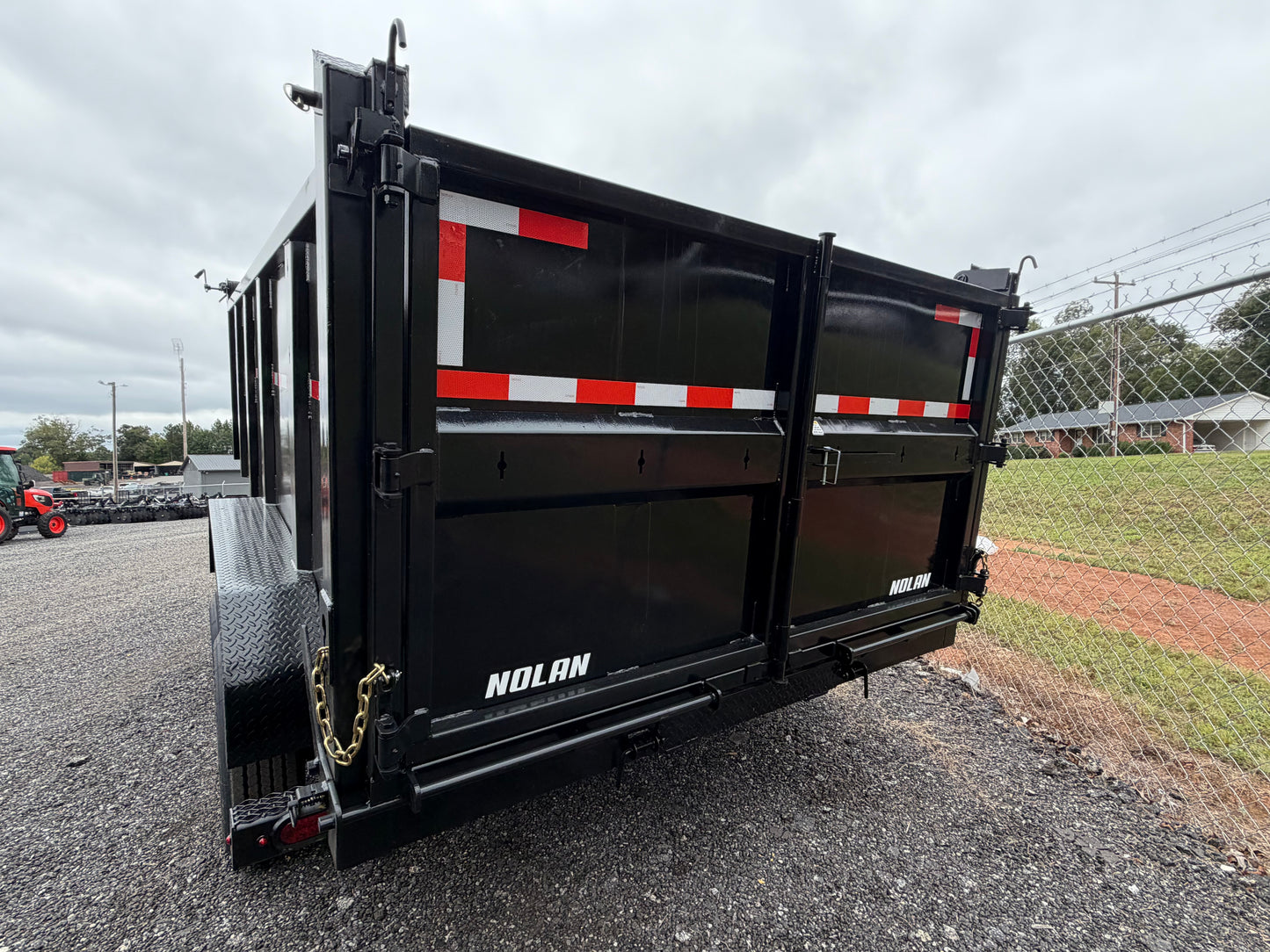 Nolan 7x16 17K Dump Trailer HD w/ 4ft. Sides - Telescopic