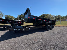 Nolan 7x16 17K HD Dump Trailer w/ 2ft. Sides - Telescopic