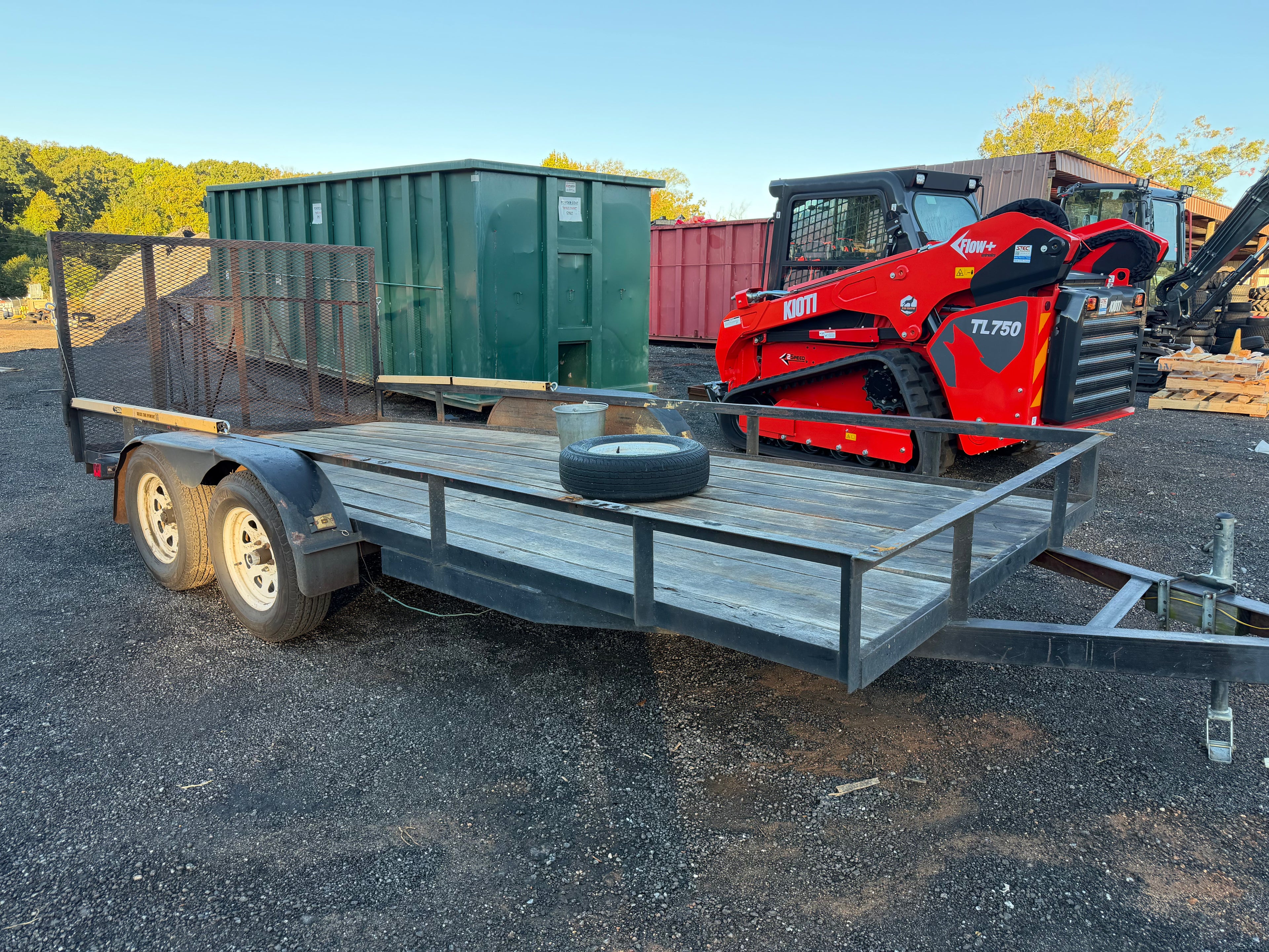 Used 6x16 7k Landscape Trailer