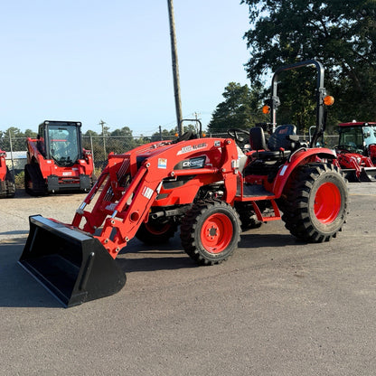 Aged KIOTI CK4020SEM Manual Tractor with KL4030 Loader