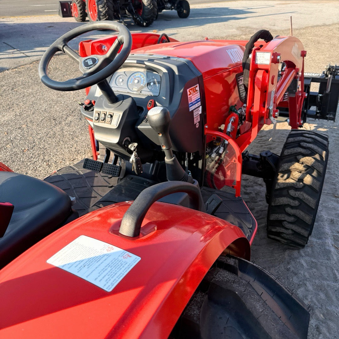 Aged KIOTI CK4020SEM Manual Tractor with KL4030 Loader