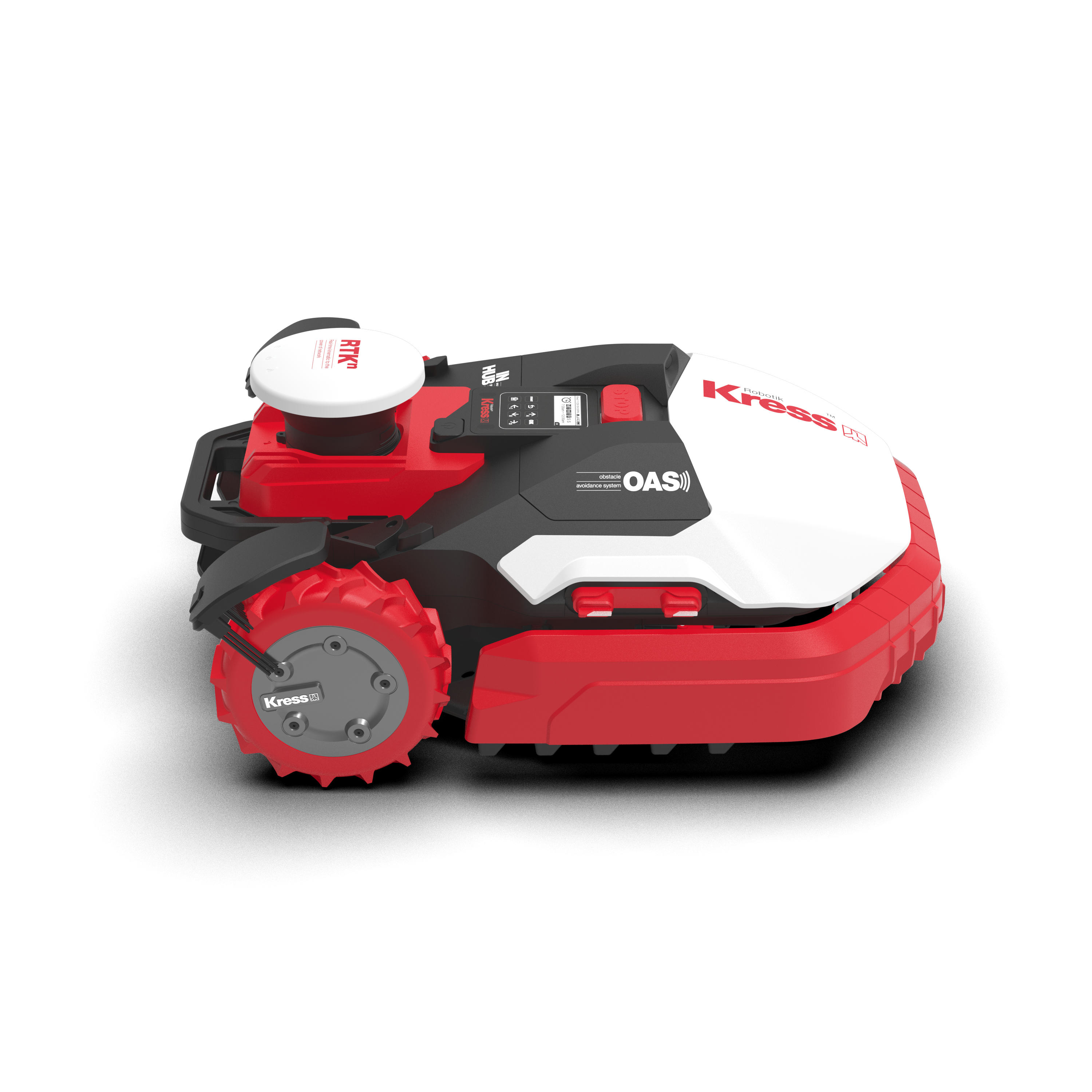 Kress RTKⁿ 7-acre robotic lawn mower with OAS (Obstacle Avoidance System)