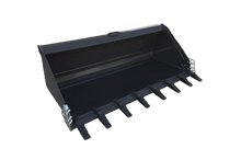 IronCraft 78” X-TREME TRACK LOADER BUCKET - WITH BOLT ON EDGE AND SIDE CUTTERS