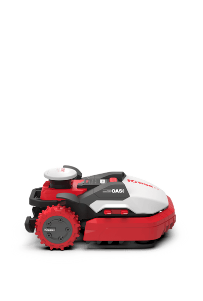 Kress RTKⁿ 3-acre robotic lawn mower with OAS (Obstacle Avoidance System)