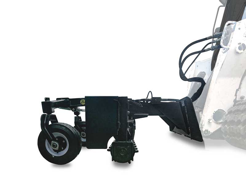 Wifo 72" Skid Steer Mount Hydraulic Power Rake