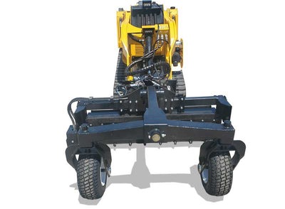 Wifo 48" Mini Skid steer Hydraulic Power Rake